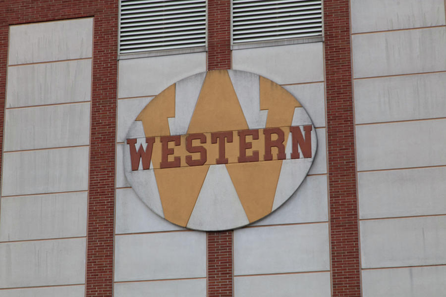 Western Michigan University logo Photograph by Eldon McGraw