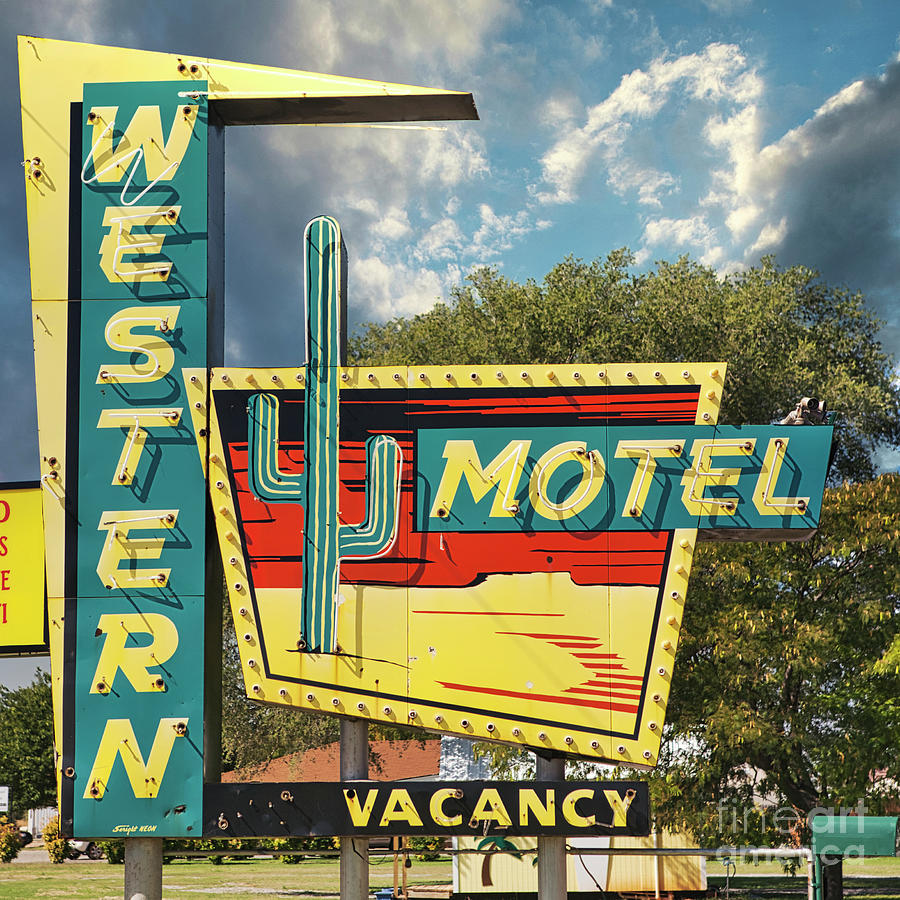 Western Motel Photograph by Andrea Smith