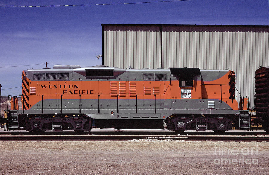 Western Pacific Locomotive WP 727, GP9 Photograph by Wernher Krutein ...