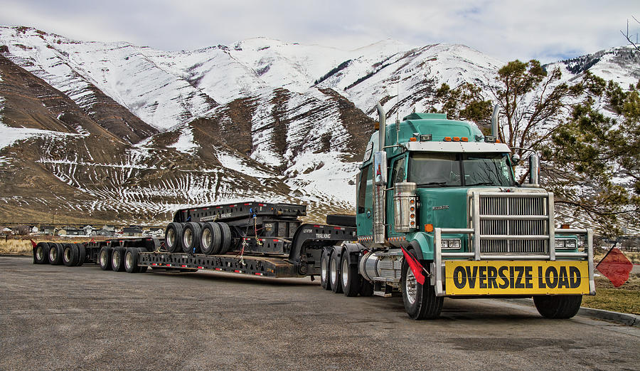 Western Star Semi Truck Oversize Load Photograph by Nick Gray - Fine ...