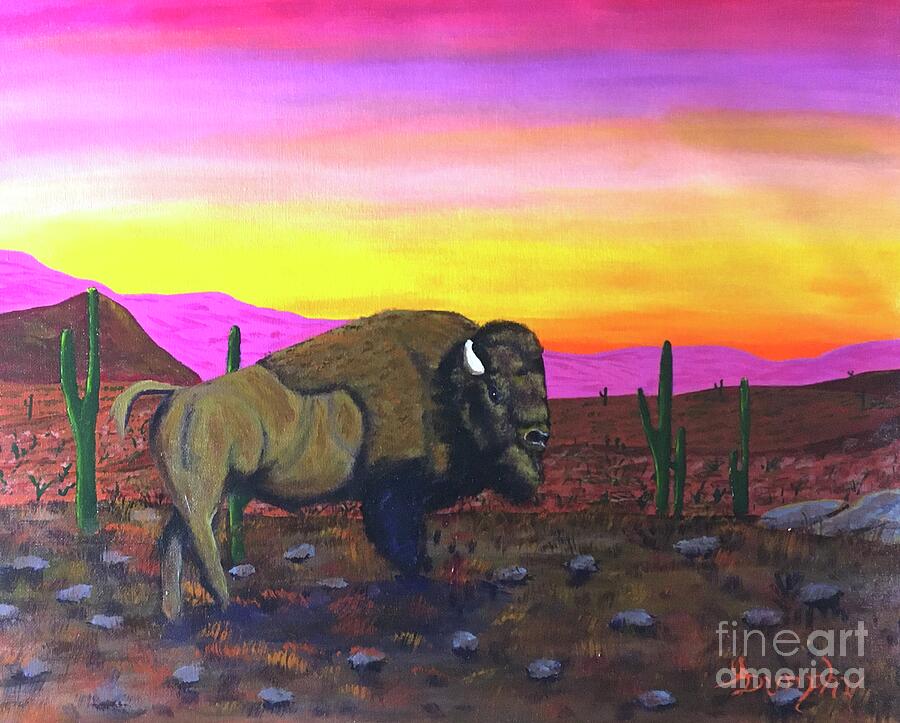 Western Sunset Painting by Anthony Dunphy | Fine Art America