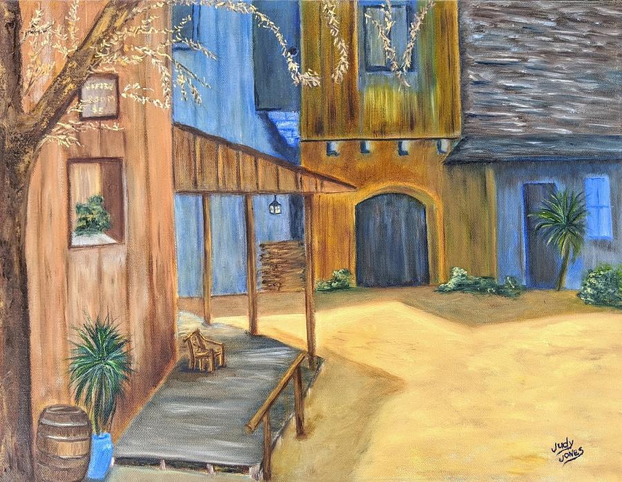 Western Town Painting