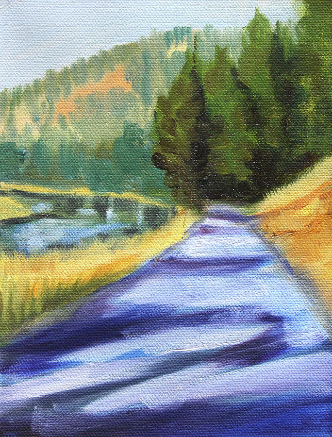 Western Trail Painting by Nancy Merkle