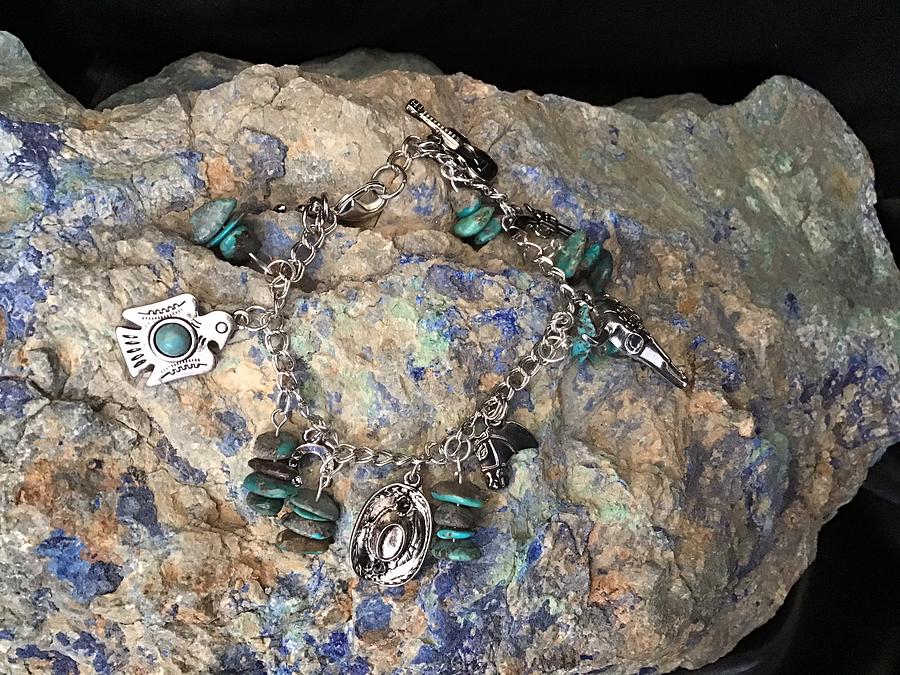B062 Western Turquoise Bracelet  Jewelry by Barbara Prestridge