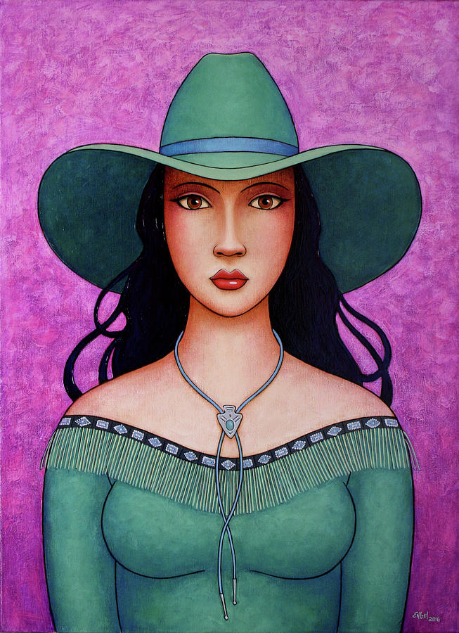 Western Woman Painting by Norman Engel
