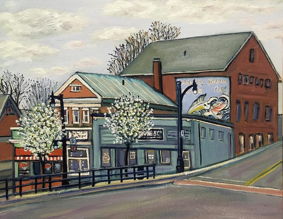 Westfield Northside Spring Painting by Richard Nowak