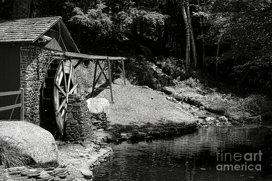 Westfield Stanley Park Duck Pond Water Wheel Photograph by Olivier Le Queinec