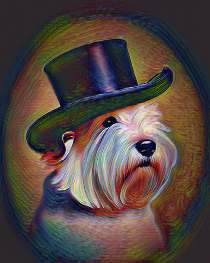 Westie in a Top Hat Fantasy Ai Art by AI Digital Westie in a Top Hat Fantasy Ai Art by AI Digital