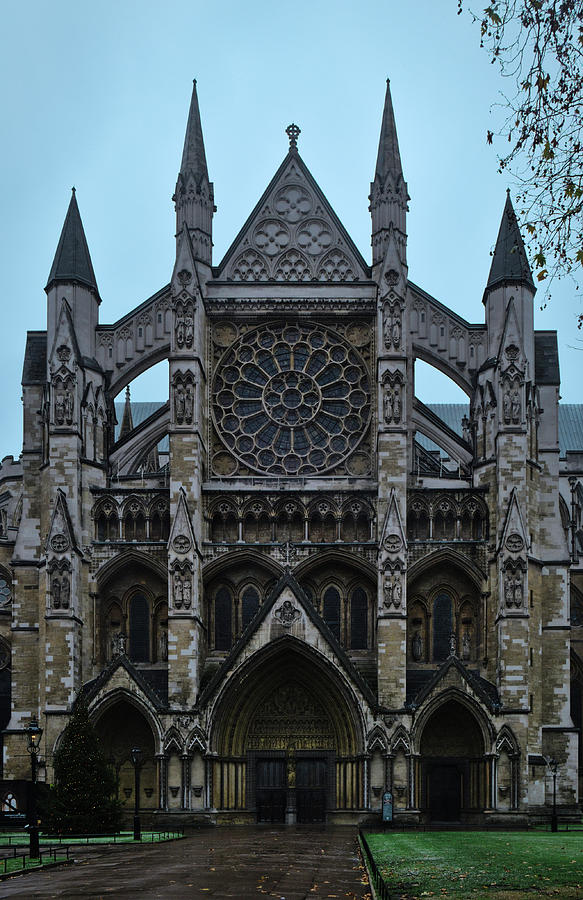 Westminster Abbey facade in London Photograph by Angelo DeVal