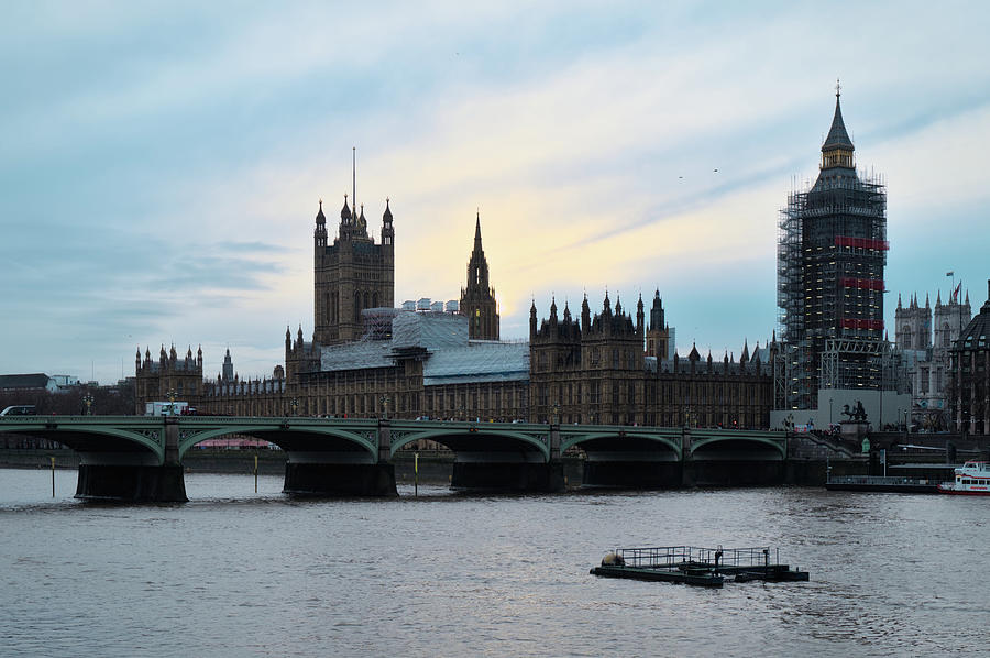 Westminster at dusk Photograph by Angelo DeVal