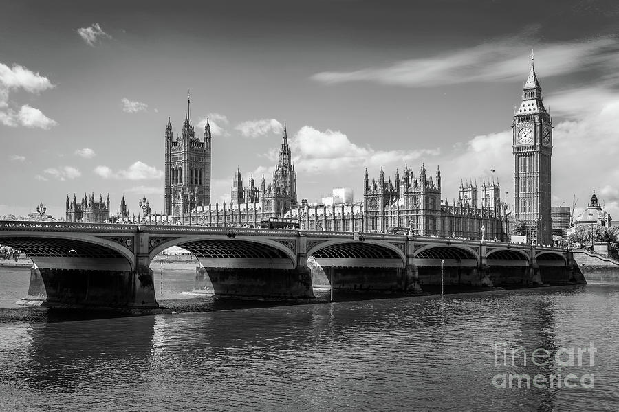 Westminster bridge and the houses of Parliament in London Photograph by Delphimages London Photography