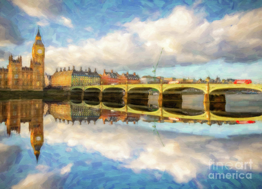 Big Ben Photograph - Westminster Bridge London Art by Adrian Evans