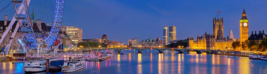 Westminster Bridge panorama Photograph by _ultraforma_