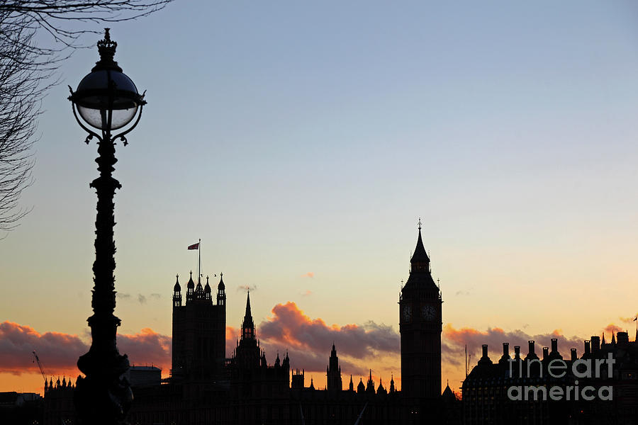 Westminster Skyline at Sunset London Photograph by James Brunker
