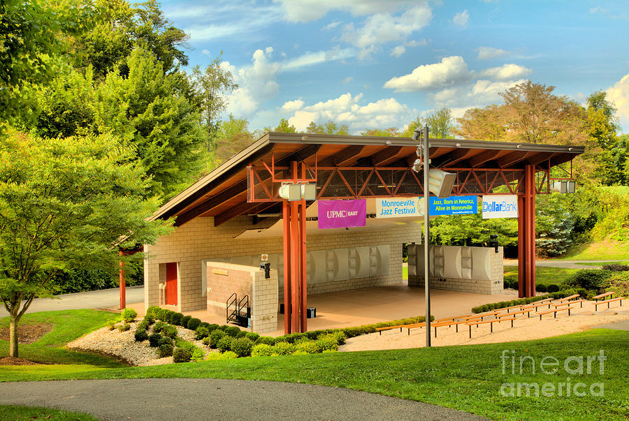 Westmoreland County Tall Trees Amphitheater Photograph by Adam Jewell