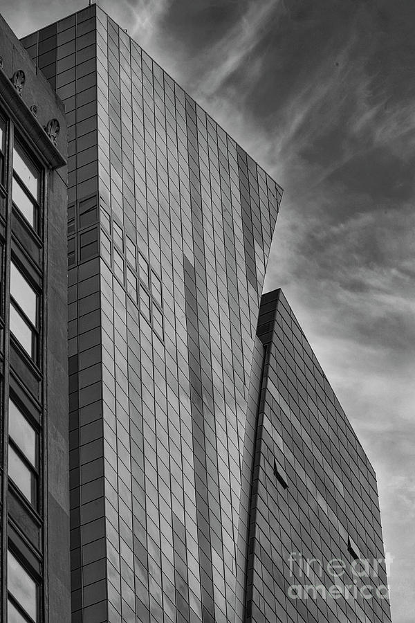 Weston Hotel NYC Black White Architectural  Photograph by Chuck Kuhn