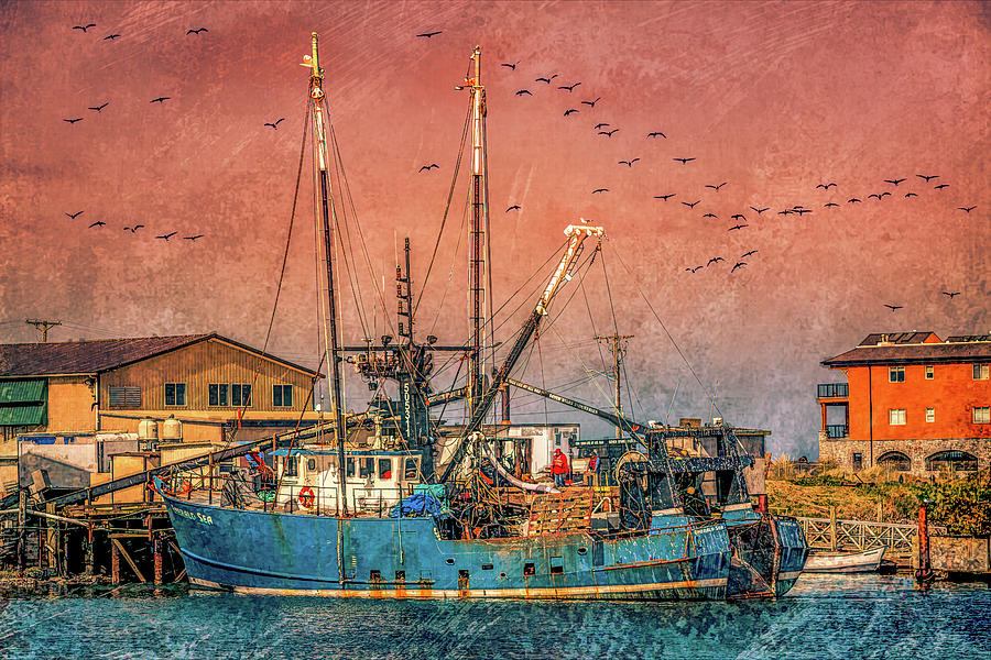Westport fishing boat 3 Photograph by Mike Penney