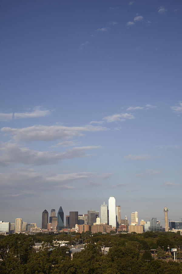 Westside view of the Dallas skyline Photograph by Driendl Group