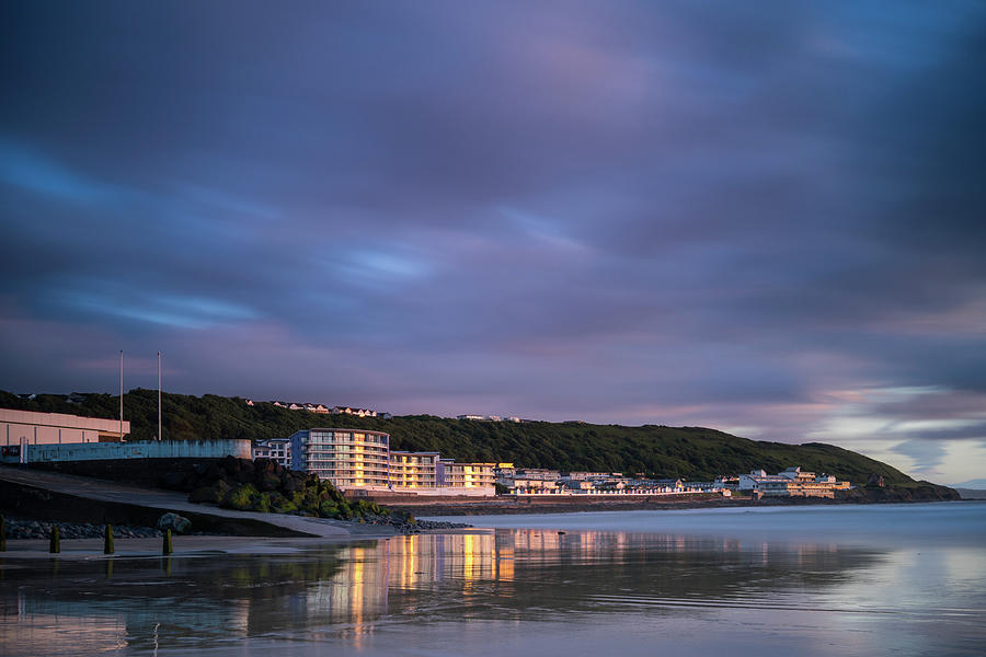 Westward Ho seafront looking beautiful in the evening light Photograph ...