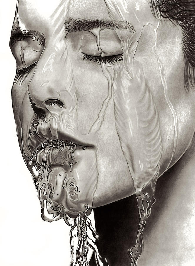 Wet 10 Drawing by Paul Stowe Fine Art America