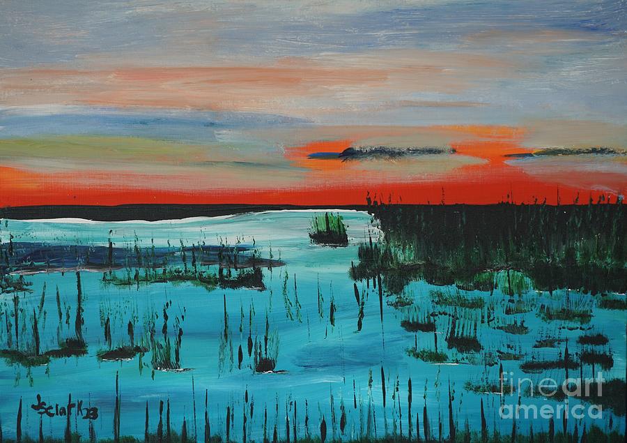 Wetland Painting by Jimmy Clark