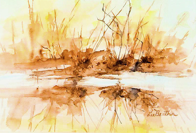 Wetlands - 2 Painting by Lee Beuther