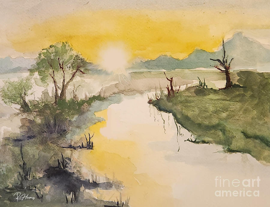 Wetlands Painting by Rachel Bochnia