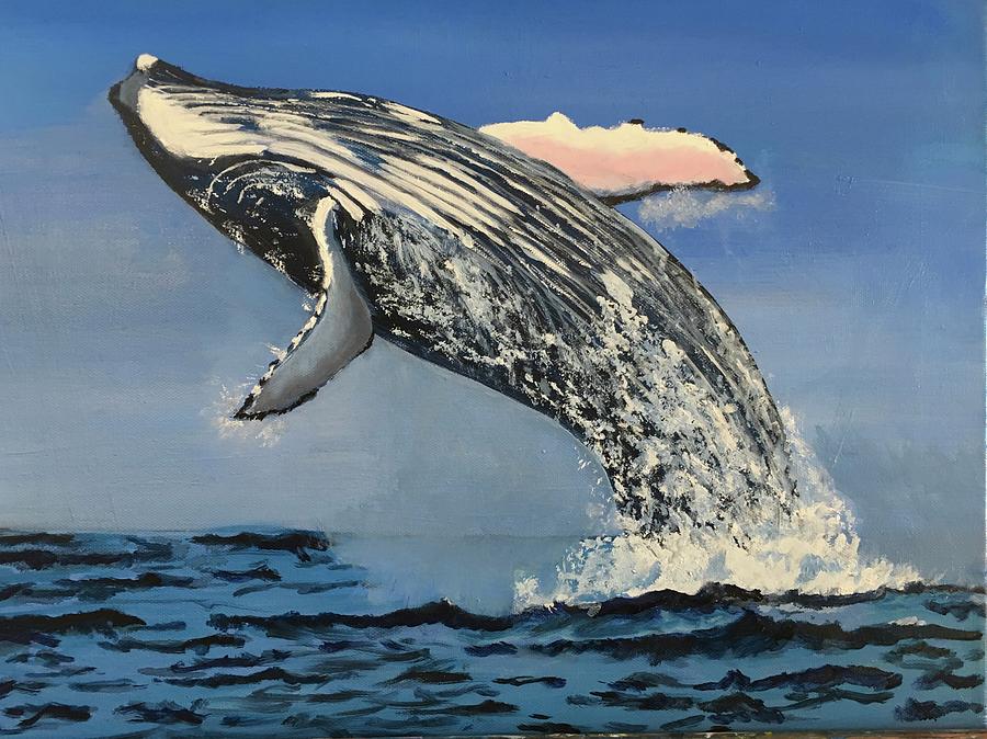 Whale Painting by Peter Stevens - Fine Art America