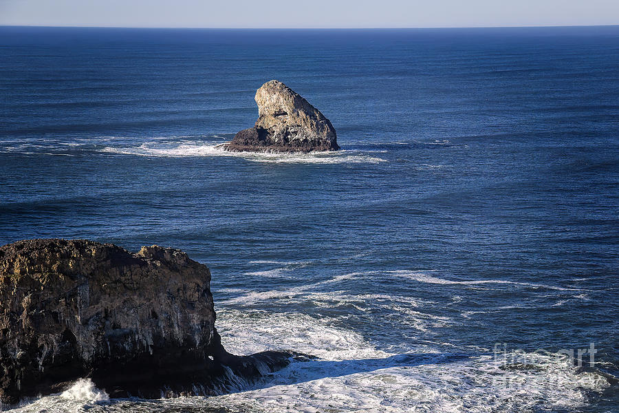 Lighthouse Photograph - Whale Rock by Jon Burch Photography