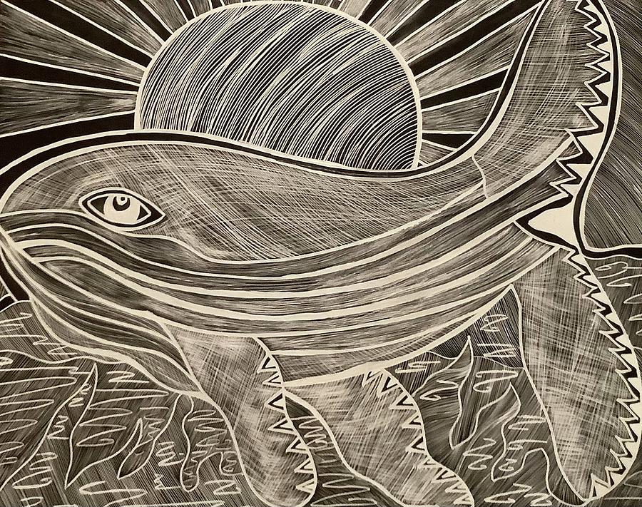 Whale Song Drawing by Annie Wilson - Fine Art America