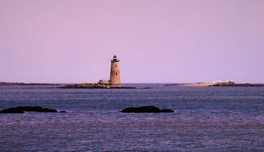 - Whaleback Lighthouse - Portsmouth NH Photograph by THERESA Nye