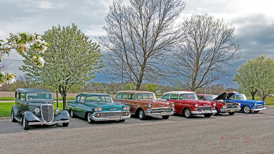 What A Lineup Photograph by Ed Peterson