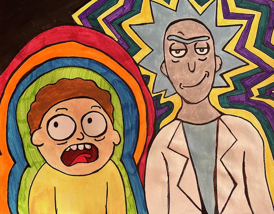 What Are We Gonna Do, Rick? Painting by Kyleigh Nabi - Pixels