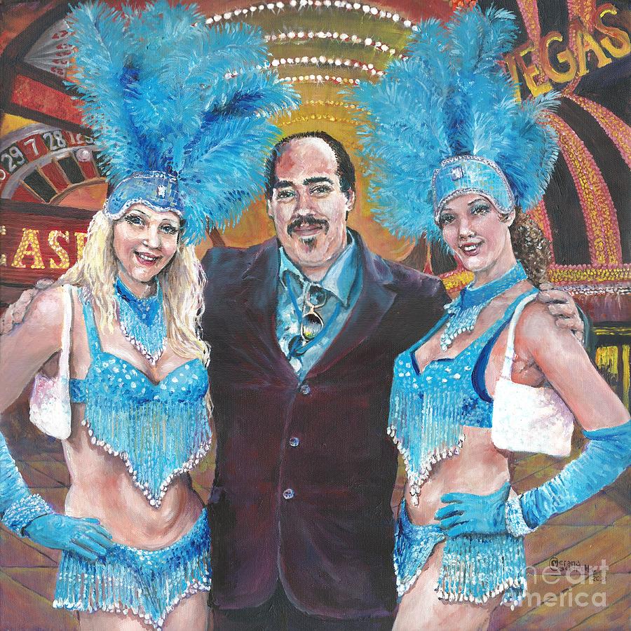 What Happens in Vegas... Painting by Merana Cadorette