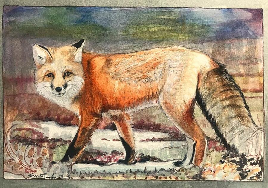 Fox Painting - What Say You  by Susie Gordon