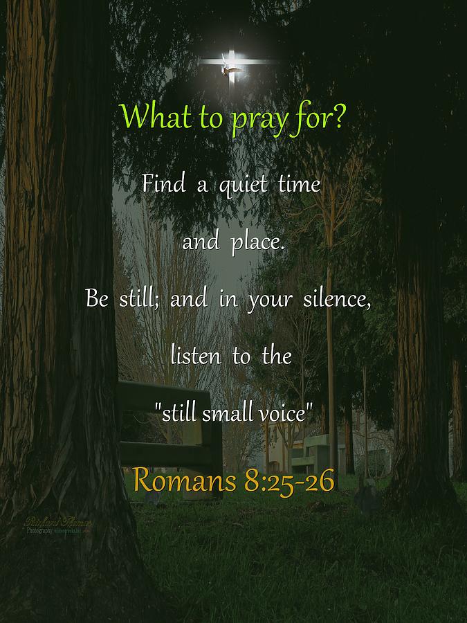 What to Pray For Photograph by Richard Thomas