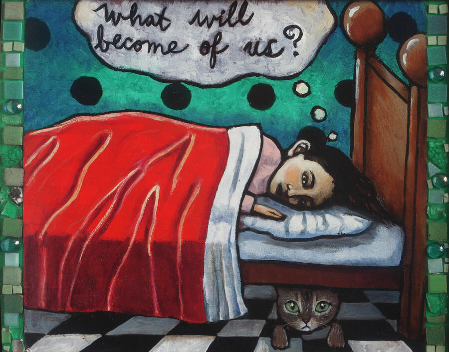 What Will Become of Us? Painting by Pauline Lim