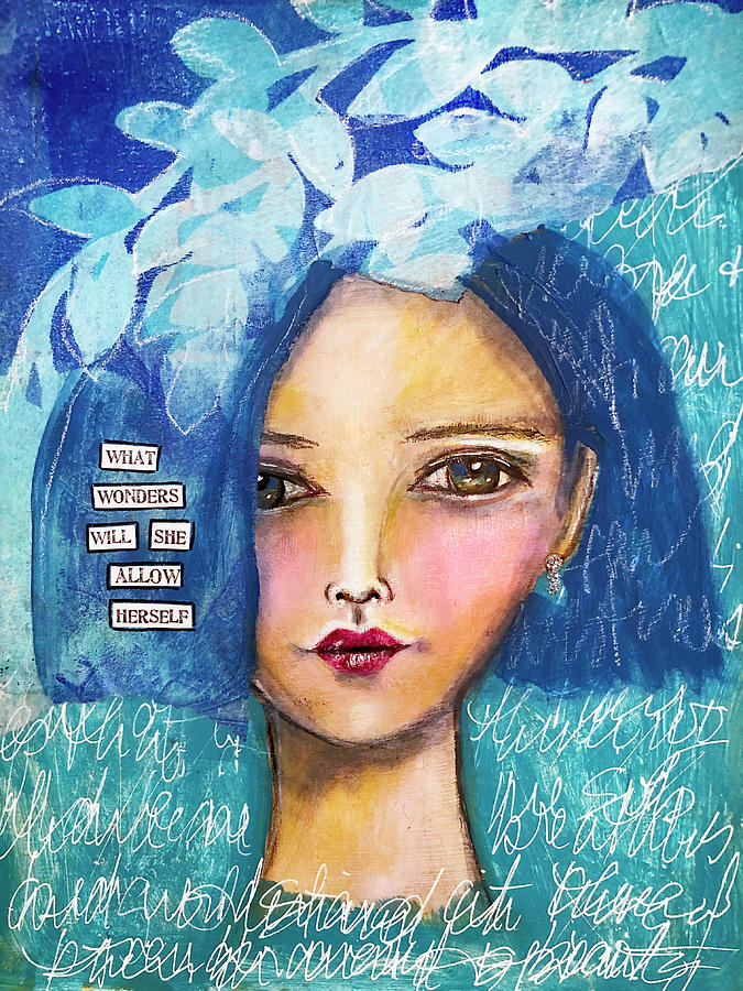 What wonders Mixed Media by Lynn Colwell
