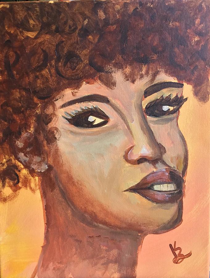 What You Say Painting by Karen Buford
