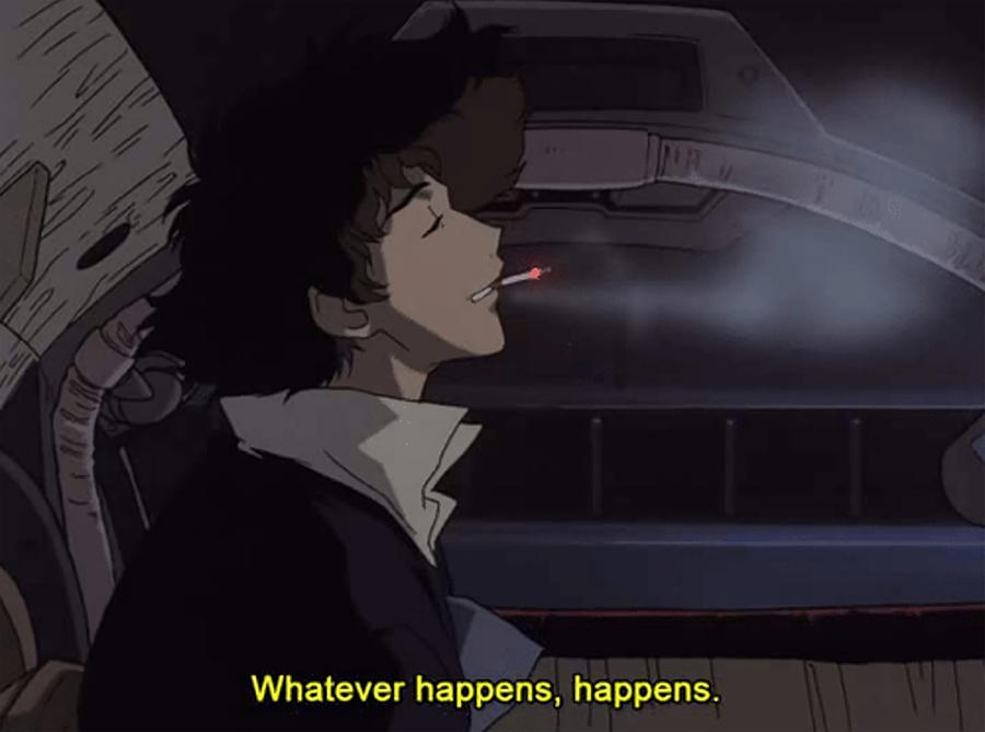 whatever-happens-happens-cowboy-bebop-spike-smoking-sticker-by