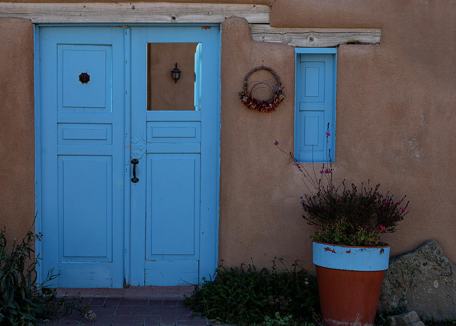 Whats Behind The Blue Door Photograph