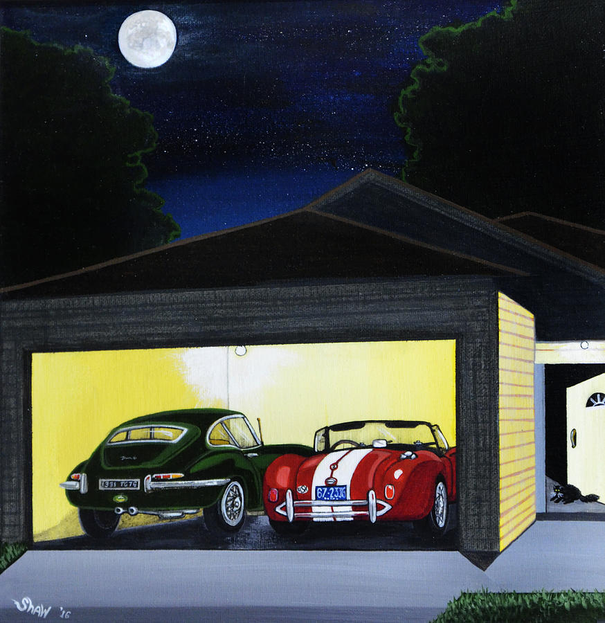 What S In Your Garage Painting By Donald Shaw