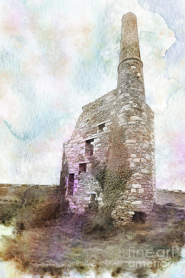 Wheal Ellen Engine House Photograph by Terri Waters