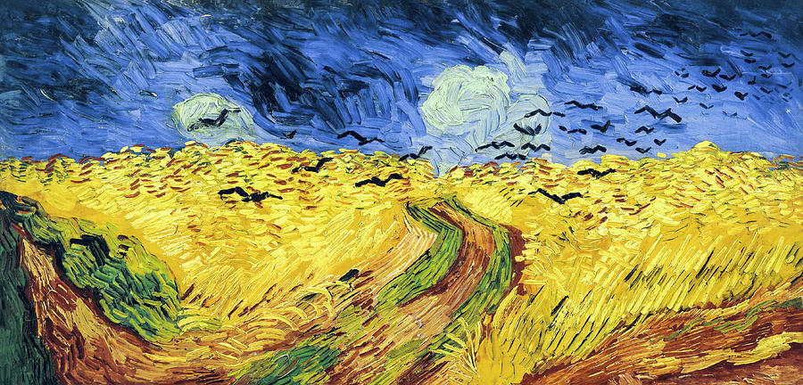 Wheatfield With Crows by Vincent Van Gogh 1890 Painting by Vincent Van Gogh  - Fine Art America