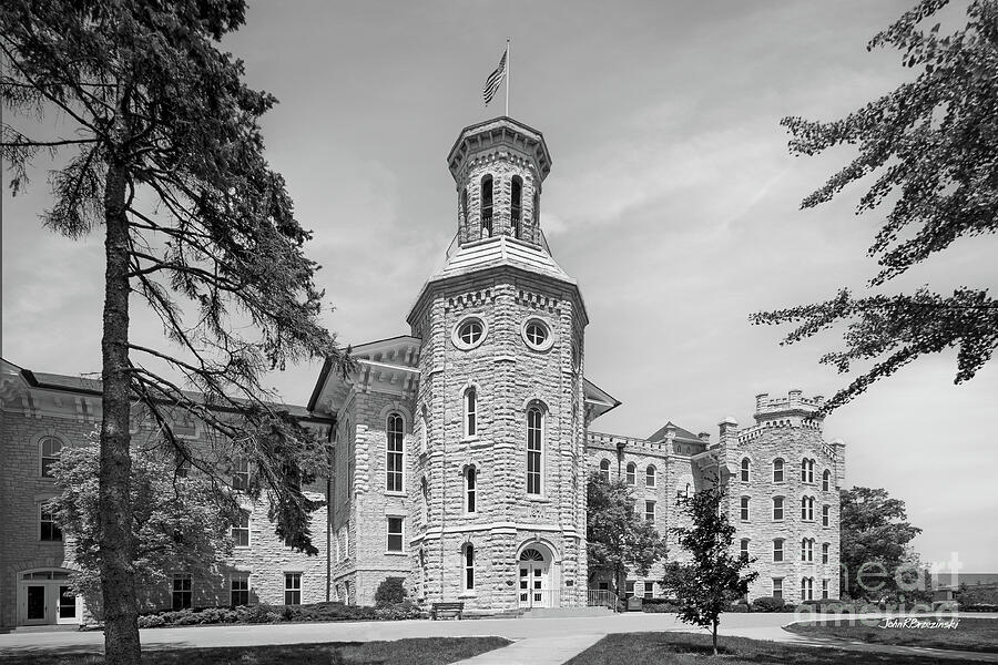 Wheaton College Blanchard Hall Photograph by University Icons Wheaton College Blanchard Hall Photograph by University Icons