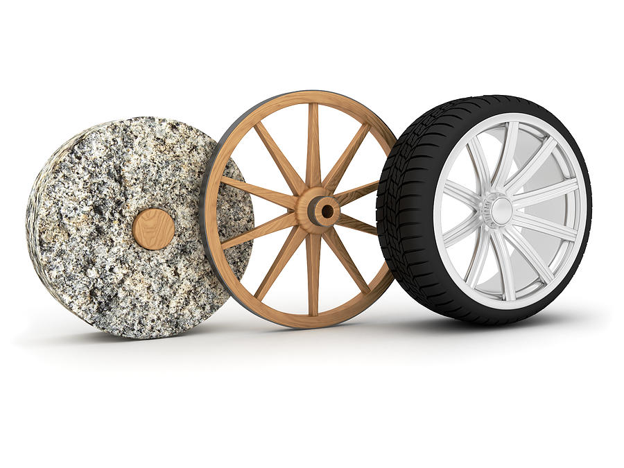 Wheel evolution Photograph by Alxpin