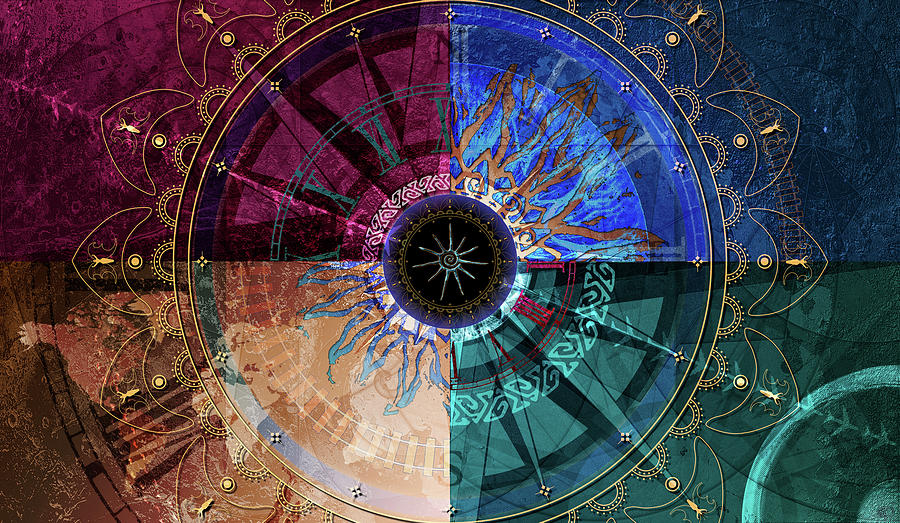 Wheel of Fortune Digital Art by Kenneth Armand Johnson