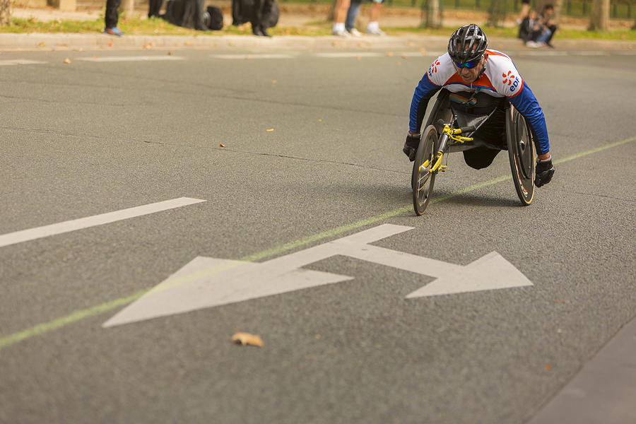 Wheelchair Athlete Photograph by Davidf