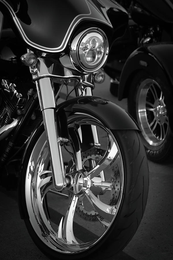 Wheels In Contrast 5863 2 Photograph