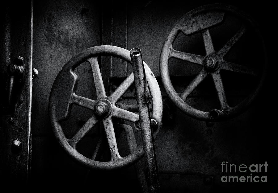 Black And White Photograph - Wheels Of Time by Bob Christopher